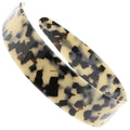 Camila Paris CP3882 French Headband for Women, Handmade White Tokyo, Strong Hold Grip Women's Hair Band, Ligth and Very Flexible, No Slip and Durable Styling Girls Hair Accessories, Made in France