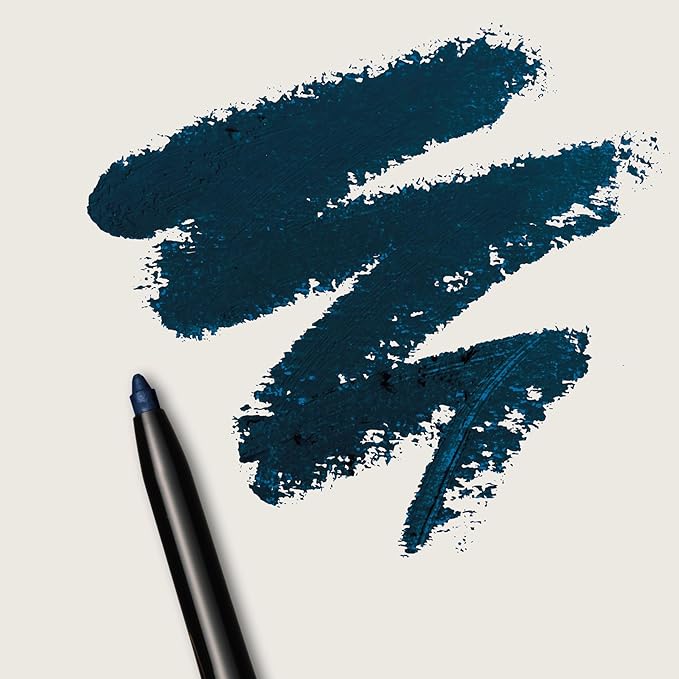 Sandstone Scandinavia Waterproof Eyeliner Pencil - Vegan Hypoallergenic for Sensitive Eyes - Smudge Proof - Fragrance Free - Smooth (Blue)