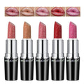 Anglicolor 5pcs Glitter Lipstick High Impact Lipcolor,Lipstick Moisturizing Creamy Formula,Metallic Lipstick For Women For Vegan & Cruelty-Free,Full-Coverage Lip Color (#B, 20g)
