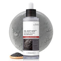 Black Rice Exfoliating Glow Ampoule – Rice Peel Shot for Deep Hydration & Exfoliation, Radiant Glow for Face and Body, 80ml