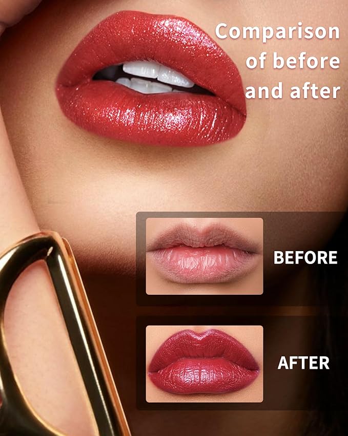 Glitter Metallic Shimmer Light Gold Lipstick Long Lasting,Diamond High Pigmented Nude Red Metallic Matte Liquid Lipstick Non-Stick Lip Gloss,Transfer Proof Lip Color Lip Stick Makeup for Women-01