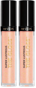 REVLON Super Lustrous Lip Gloss, Non-Sticky, Hydrating, High Shine Finish, 205 Snow Pink, 0.13 oz (Pack of 2)