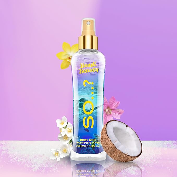 So...? Bondi Beauty Body Mist for Women - 6.9 oz Body Mist - Pack of 2