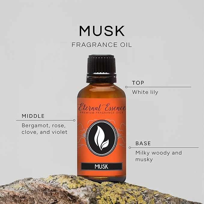 Musk Premium Grade Fragrance Oil - Scented Oil - 30ml
