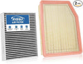 Engine+Cabin Air Filters Fit for 2019-2026 Silverado 1500＆Sierra 1500, by RVgolf