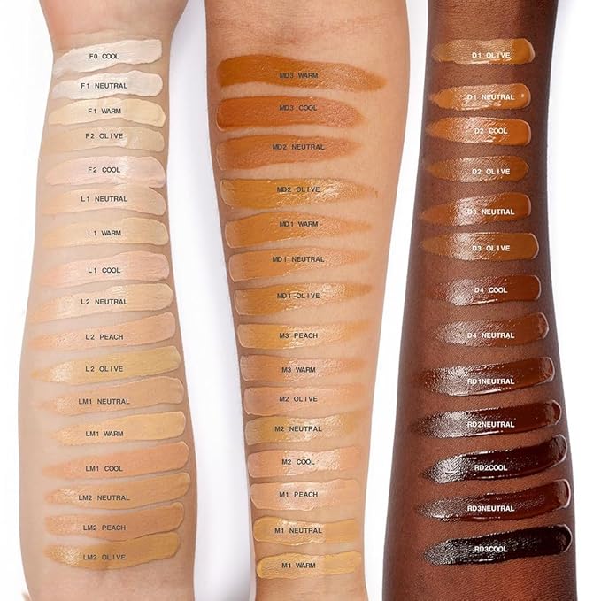 about-face THE PERFORMER Skin-Focused Foundation L2Peach – Medium Coverage, Long-Wear, Breathable & Buildable Base – Clean, Vegan, Hydrating Formula with Blue Agave & Chlorella – 1.08oz