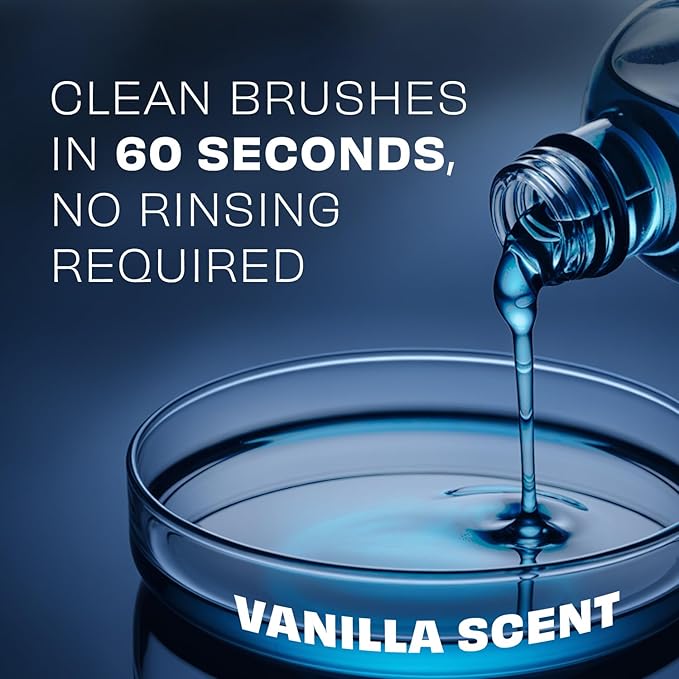 Original Makeup Brush Cleaner - Professional Cleanser for Makeup Brushes - Quick-Drying, Rinse-Free Formula - Removes Stubborn Waterproof Make Up, 16 oz