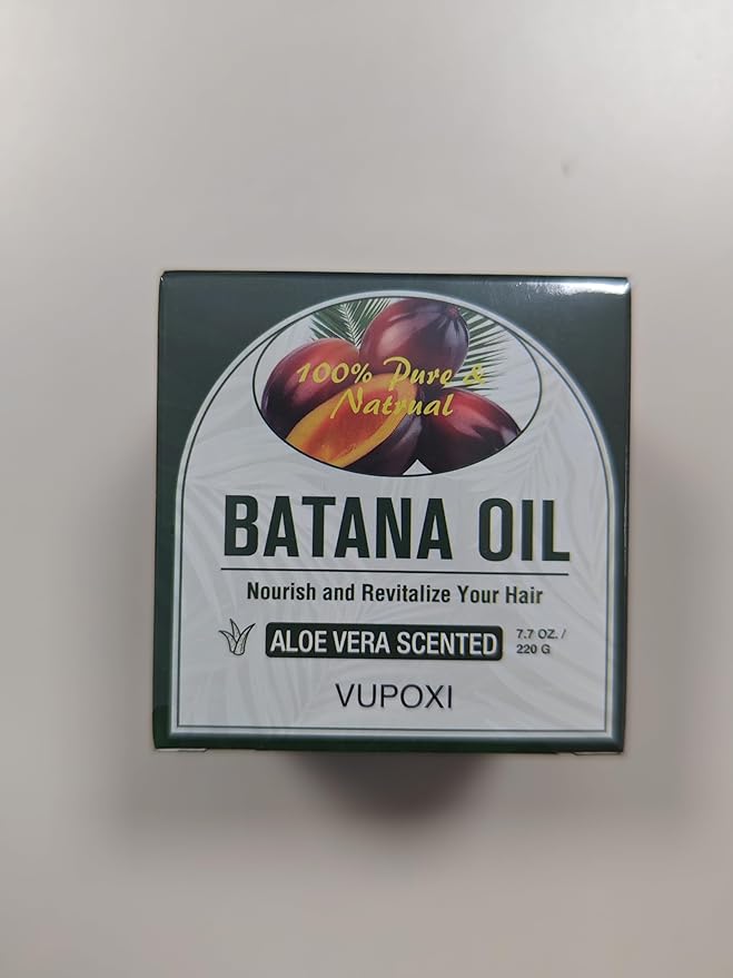 Batana Oil for Hair Growth - Dr. Sebi Pure batana oil from Honduras - Unrefined Raw hair oil Prevents Hair Loss - Promotes Hair Thickness - 100% Natural Organic - 7.7 Fl OZ
