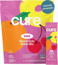 Cure Hydration - Kids Electrolyte Drink Mix | Plant-Based Pediatrician Formulated Rehydration | No Added Sugar, FSA-HSA, Non-GMO, Gluten-Free, No Artificial Flavors | 14 Packets - Fruit Punch