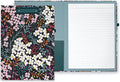 Kate Spade New York Clipboard Folio with Low Profile Clip, Professional Padfolio Includes Lined Notepad, Pen Loop, and Pocket, Fall Floral