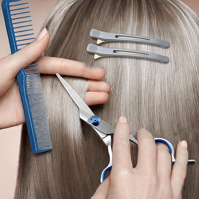 MEUUT Hair Cutting Scissors Set 6.5 Inch - Hair Thinning Scissor & Hair Cutting Shears with Styling Comb, Texturizing and Precision Cutting Scissor for Salon & Home Use