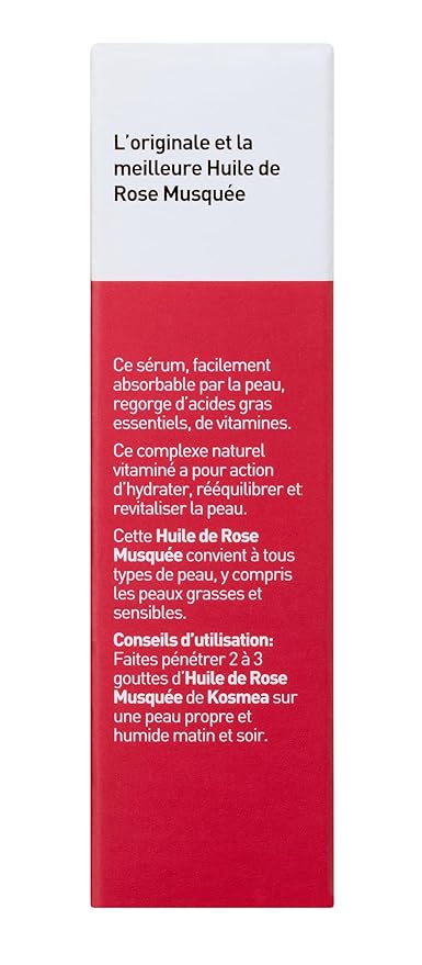 Kosmea Rosehip Oil – Anti-Aging Benefits for Face & Body – Premium Quality Super-critically Extracted Oil Using The Entire Fruit, Seed & Skin - 0.68 fl oz