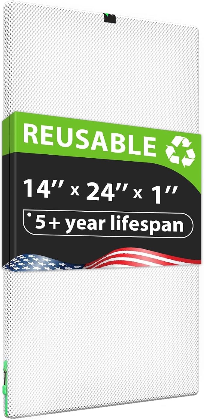 Reair 14x24x1 Air filter, Washable and Reusable Air Filter 14x24x1 by Reair