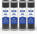 5 Micron 10" x 2.5" Whole House CTO Carbon Block Water Filter Cartridge by Locofiltr