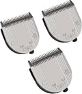 Audoc 5 in 1 Blades Adjustable Dog Grooming Replacement Blades Compatible with Wahl Animal Clipper Arco, Bravura, Chromado, Creativa, Figura, and Motion Pet, Dog, and Horse (Silver/3PC)