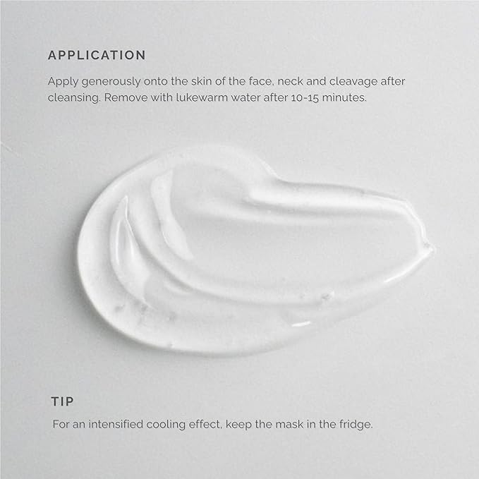 Schrammek Dr AloCalm Gel Mask (2.5 fl oz) – Intensive Skincare with Aloe Vera & Hyaluronic Acid - Hydrates Skin - All Skin Types - Post-Sun Care