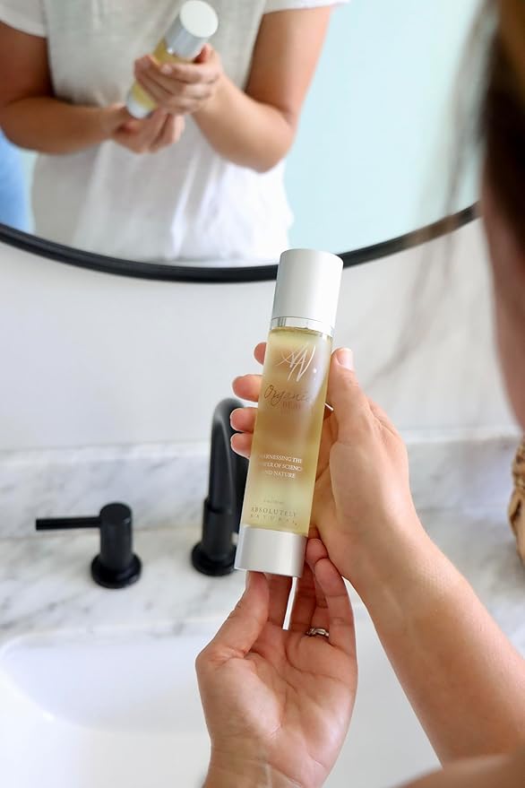 Absolutely Natural - Organic Beauty Oil 4oz with Vitamin E, Olive and Rosehips Oils, Made in USA
