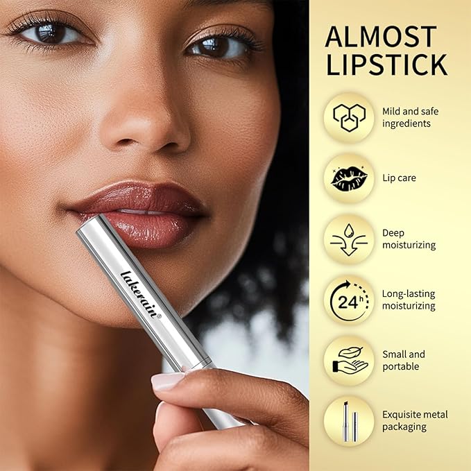WEEMAY Honey Noir Lipstick, Deep Moisturizing Black Cherry Tint Lip Balm, Nourishing Honey Noir Lipgloss, Black Lip Gloss, Hydrating Lipgloss for All Skin Tones
