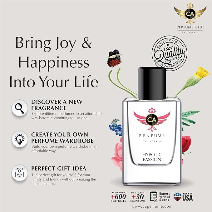 CA Perfume Impression of Euphoric for Women Amber Floral Fragrance Long Lasting Perfumes for Women Eau De Parfum 1.7 Fl Oz 50ml
