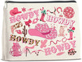 Cowgirls Gifts Makeup Bag Western Cowgirl Gifts for Girls Women Howdy Cowgirl Zipper Makeup Pouch