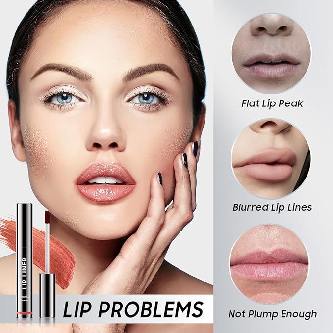 Lip Stain, Lip Gloss Transfer-Resistant Waterproof Smudge-Proof Moisturizing, Lip Tint for Women Gift All-Day Color Hold (Black)