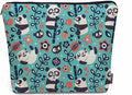 Panda Cosmetic Bags For Women, Cute Pandas Bamboo Berry Flowers Roomy Makeup Bag Toiletry Bag Accessories Organizer Storage Bags Makeup Pouch For Travel Business Gym Camping Bathroom