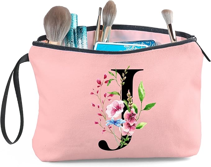 Birthday Inspirational Bridesmaid Proposal Team Small Gifts for Women Mom Aunt Teacher Sister Coworkers Makeup Cosmetic Bag Travel with Mirror Mothers Day Christmas Graduation J