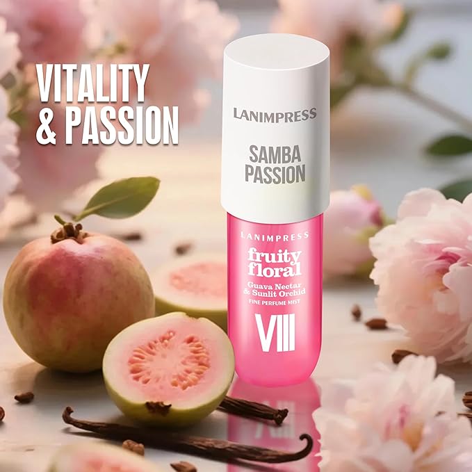 Perfume - No.8，Body Spray For Women（Eau De Perfum） Hair & Body Fragrance Mist，fruity aroma Vanilla Tune（Guava Nectar +Orchid +Vanilla） Perfumes For Women（3 fl oz）