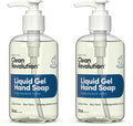Clean Revolution Liquid Gel Hand Soap, Silky Rich Liquid, Quick Lather, Fast Rinsing (Fragrance Free) 8 Fl Oz (Pack of 2)