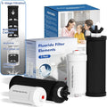 PBF-2-1 Black Purification Elements, NSF/ANSI 42&372 Certified fluoride Water by Joypur
