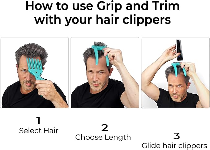 – The Easy Way to Cut Your Own Hair at Home | DIY Haircut Tool for Men | Use with Your Hair Clippers for Clean, Even Trims Every Time
