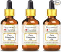 Greenwood Essential Pure Calendula Oil (Calendula officinalis) with Glass Dropper Premium Therapeutic Grade for Hair, Skin & Aromatherapy (Pack of Three) 100ml X 3 (10.1oz)
