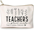 Helping Little Minds Grow Makeup Bag, Best Teacher Gift, Teacher Appreciation Gift, Teachers Plant Seeds That Grow Forever, Favorite Teacher Cosmetic Bag, Teach Love Inspire Pouch Bag