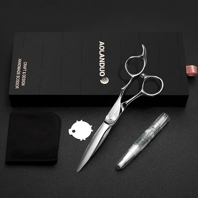 Master Series Hair Cutting Scissors - VG10 Steel, Razor Edge, Ergonomic - 1 Pc, 6 in