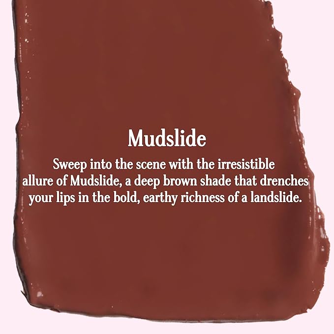 Gerard Cosmetics HydraMatte Liquid Lipstick Mudslide, Brown Lipstick with Matte Finish, Long Lasting and Non Drying, Super Pigmented Fully Opaque Lip Color