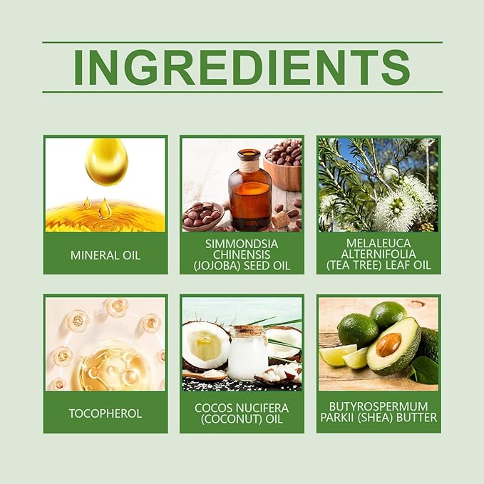 Natural Coconut Oil for Hair Growth,Nourishing Scalp Treatment for Stronger Strands,Frizz Control & Split End Repair,for All Hair Types,3.38Fl Oz