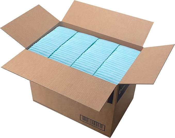 HALYARD Disposable Standard Underpads Incontinence Bed Pads 17”x24” Lt. Blue-Comfortable Chucks Pads Disposable for Adults-Soft Bed Pads for Adult (Case of 300)