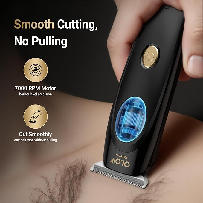 Hair Trimmer for Men, Cordless T-Blade Beard Trimmer, Professional Rechargeable Hair Clippers for Hair Cutting & Grooming