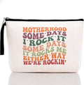 Makeup Bag Mom Gifts for Mom Funny Humorous Mama Gifts Mother Gifts for Women Female Momma Mommy Mom Mummy Coworkers Zipper Pouch Bag Travel Bag for Appreciation Mothers Day Birthday Cosmetic Bag