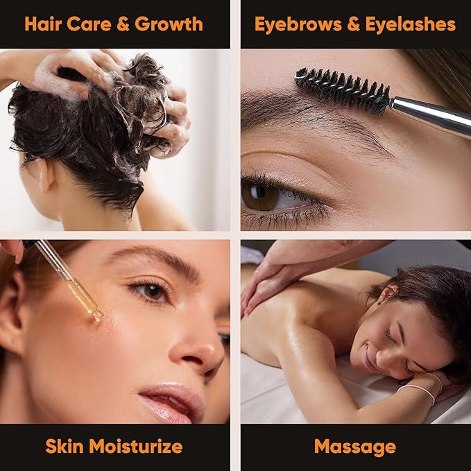Batana Oil for Hair Growth - Organic, Unscented, Clear Oil for All Hair Types - Enhances Radiance & Nourishment