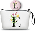 SEAMOON Bridesmaid Proposal Bridal Birthday Unique Gifts for Women Bride Friend Bestie Personalized Travel Make up Cosmetic Bag with Mirror Valentines Mothers Day Christmas Graduation E