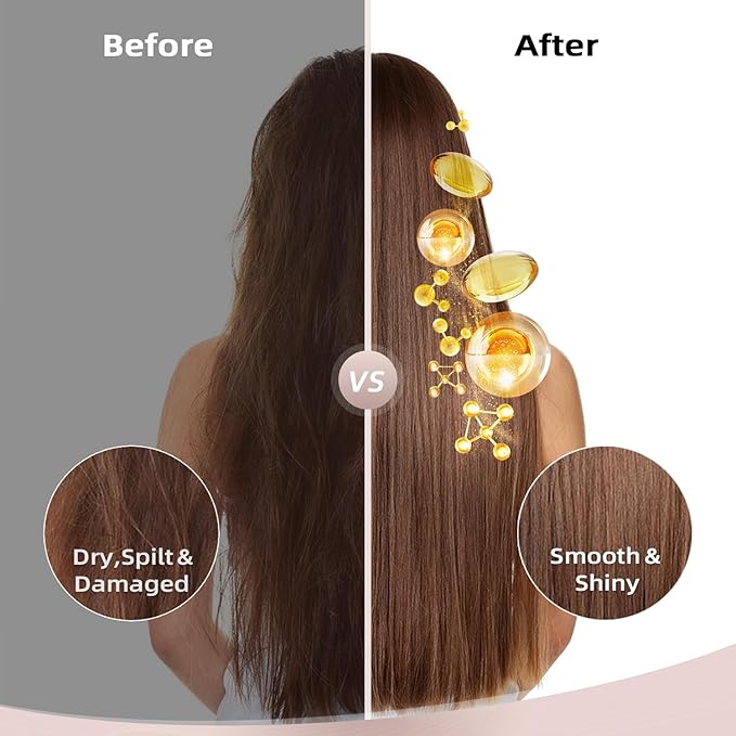 ALFHEIM Argan+ Repairing Leave-in Conditioner Spray for Dry, Damaged & Frizzy Hair with Argan Oil, Keratin, Oat Protein – Instant Detangling, Shine & Frizz Control – Color Safe, Sulfate Free – 5.4 oz