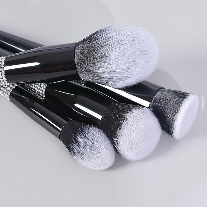 Bueart Design 16Pcs Makeup Brushes Set with Classic Holder,Premium Ultra Soft Professional Make up Brushes for Foundation,Blush,Powder,Highlighter,Contour,Eyeshadow