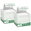 MATERN'ELLA Disposable Face Towels XL Ultra Soft Biodegradable Dry Wipes, Plant-Based Lint-Free Facial Towelettes for Makeup Removal & Sensitive Skin, Premium Texture for Effective Cleansing 2 x 50 Ct