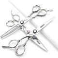 6 Inch Hair Cutting Scissors for Left Hand Hair Cutting Scissors Set (6 Inch 3 Pieces-A)