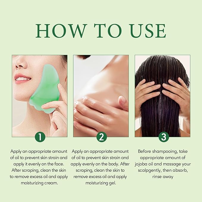 Jojoba Oil Pure Cold Pressed Unrefined Gua Sha for Healthier hair Smoother skin Base Carrier Moisturizing Oil 3.52oz 100ml