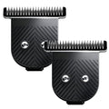 Premium Stainless Steel T Blade Replacement for MANSCAPED The Beard Hedger Replacement SkinSafe Trimmer Blade for Precision Facial Hair Trimming (Black-2)