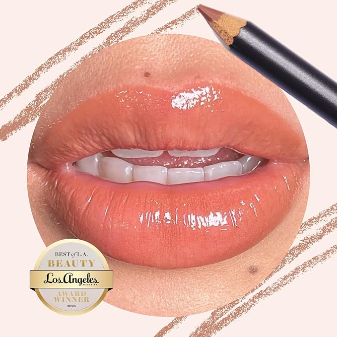 Nude Envie - Lip Liner - Smooth, Precise & Easy Application - Pigmented, Long-Lasting Lip Pencil - Add Definition - Prevents Feathering - Sharpenable - Vegan, Paraben-Free & Cruelty-Free - Perfect
