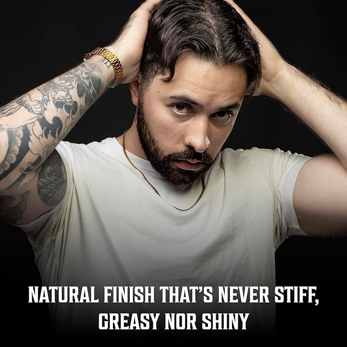 Viking Revolution Hair Paste for Men - Sandalwood Scented Texture Paste - Medium Hold, Natural Finish - Matte Look, Easy Wash Out, Non-Greasy Styling Cream for All Day Control (3.5oz)
