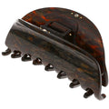 Camila Paris CP2961 French Hair Ponytail Holders Ties, Flower, Handmade, Brown, Strong Hold Grip Hair Clips for Women, No Slip and Durable Styling Girls Hair Accessories, Made in France
